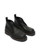 Load image into Gallery viewer, TIRE' PLATFORM TREAD SOLE LEATHER CHUKKA BOOTS