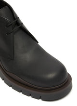 Load image into Gallery viewer, TIRE' PLATFORM TREAD SOLE LEATHER CHUKKA BOOTS