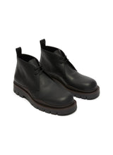 Load image into Gallery viewer, TIRE&#39; PLATFORM TREAD SOLE LEATHER CHUKKA BOOTS
