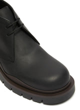 Load image into Gallery viewer, TIRE&#39; PLATFORM TREAD SOLE LEATHER CHUKKA BOOTS
