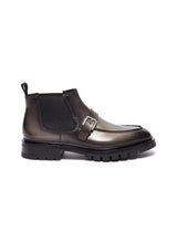 Load image into Gallery viewer, CLEAT SOLE BUCKLE APRON BOOT
