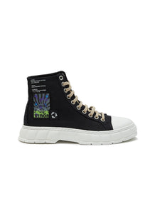 ‘1982’ TECHNO CANVAS KIDS HIGH TOP SNEAKERS