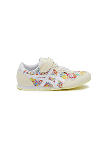 ‘SERRANO' LIBERTY FLORAL PRINT VELCRO ELASTIC LACE KIDS SNEAKERS