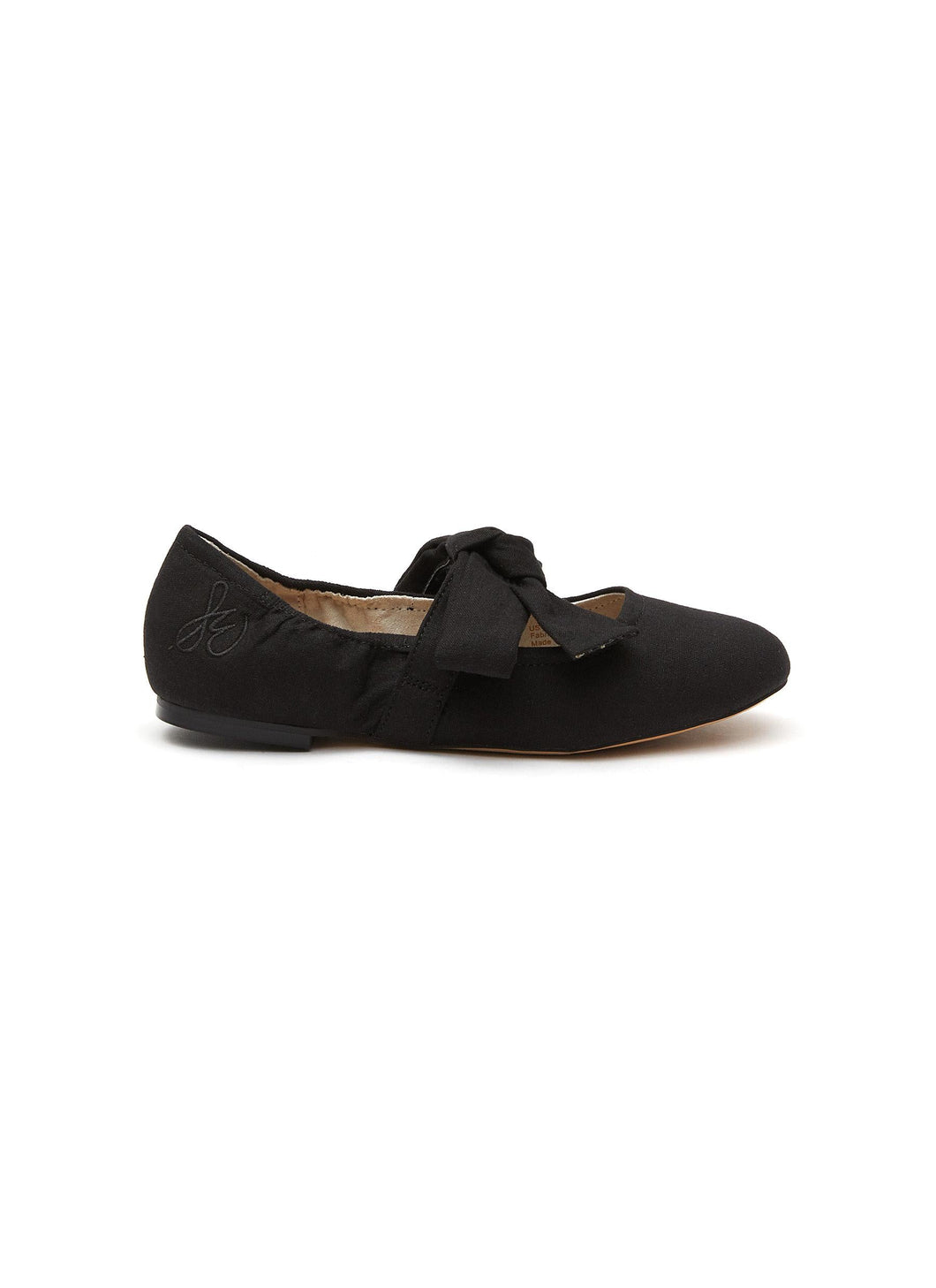 ‘FELICIA MINI’ BOW APPLIQUÉ TODDLERS KIDS LEATHER BALLET FLATS