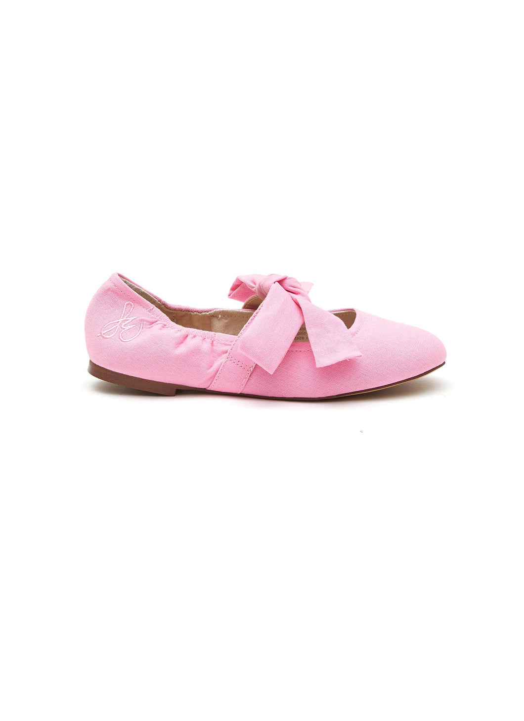 ‘FELICIA MINI’ BOW APPLIQUÉ TODDLERS KIDS LEATHER BALLET FLATS