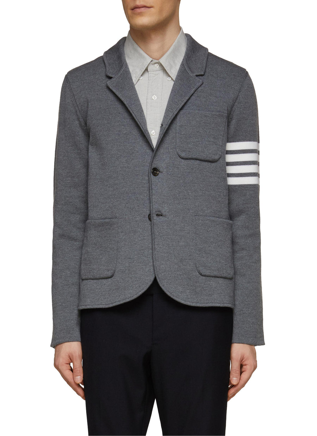 SPORT COAT FOUR BAR MERINO WOOL BLAZER