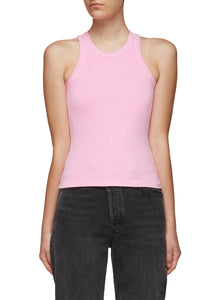 ‘TOLUCA’ RACERBACK RIBBED TANK TOP
