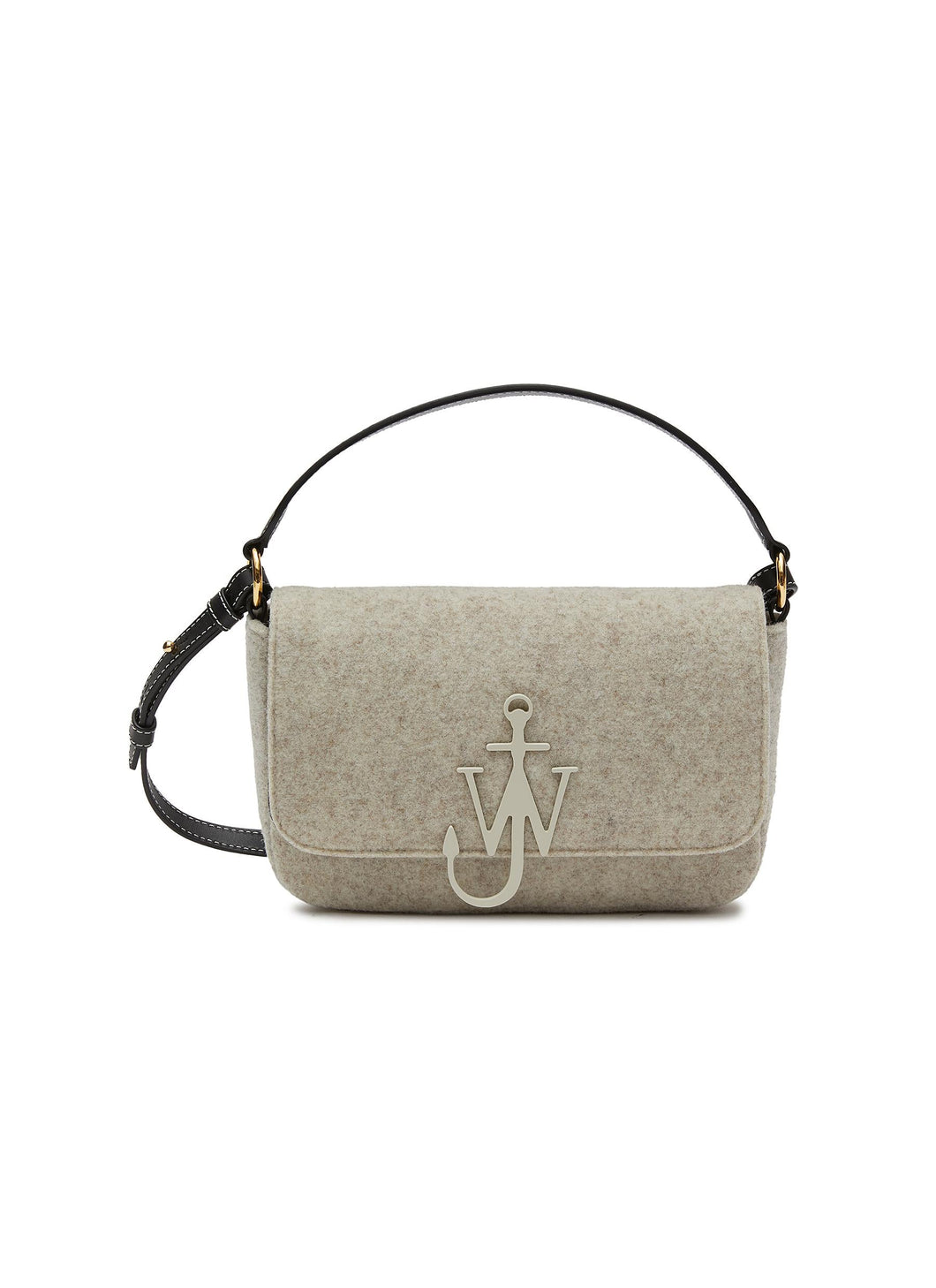 ‘ANCHOR’ RECYCLED FELT MIDI SHOULDER BAG