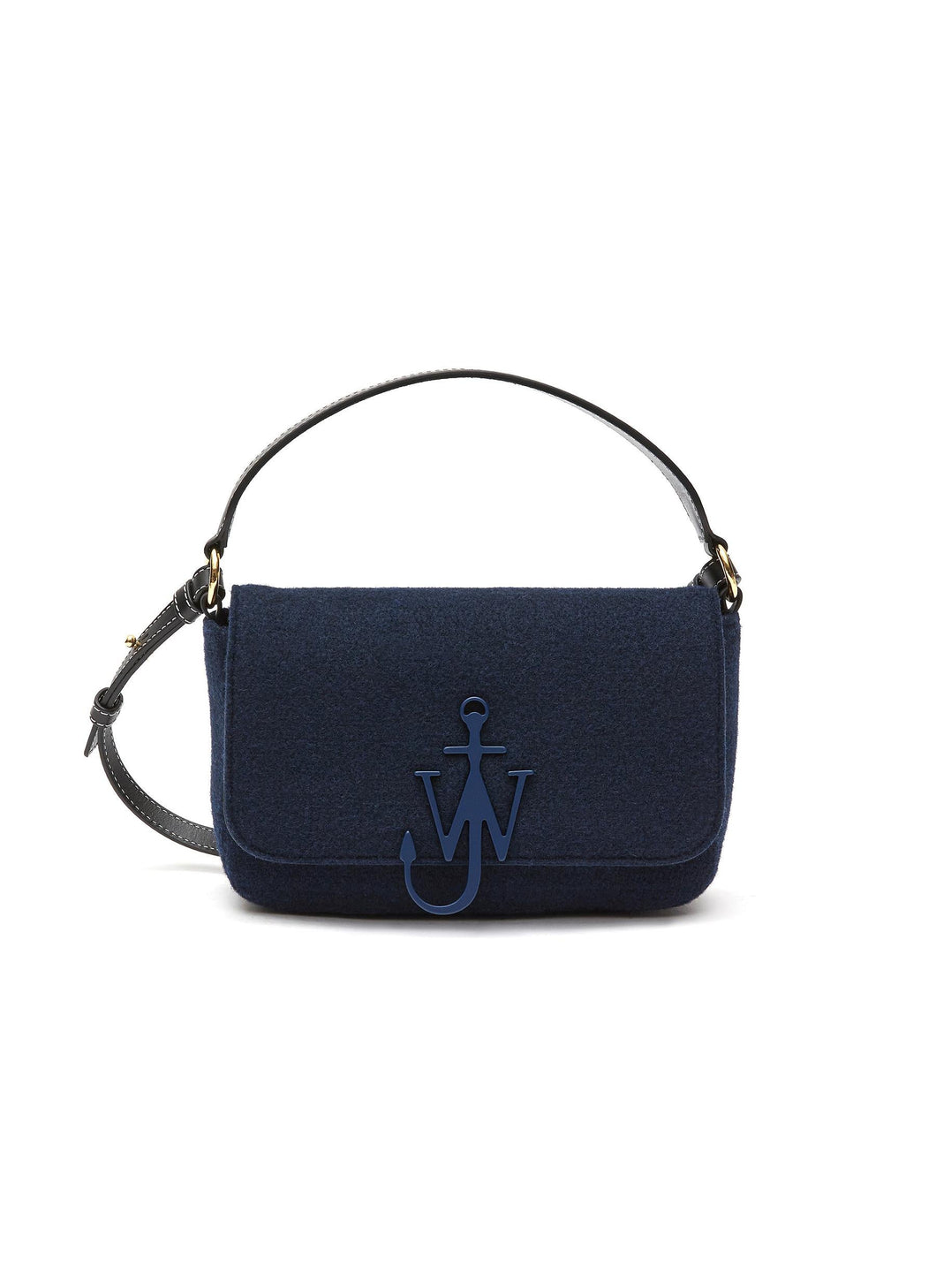 ‘ANCHOR’ RECYCLED FELT MIDI SHOULDER BAG