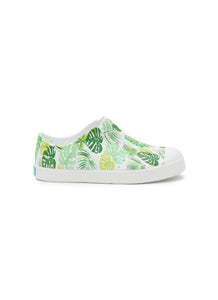‘JEFFERSON EVA’ PALM LEAVES PRINT KIDS SLIP ON