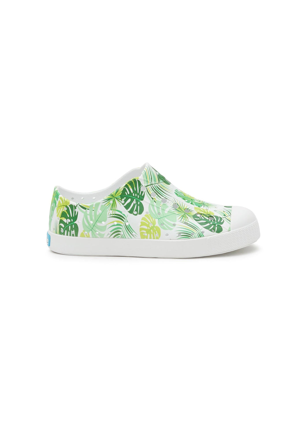 ‘JEFFERSON EVA’ PALM LEAVES PRINT KIDS SLIP ON