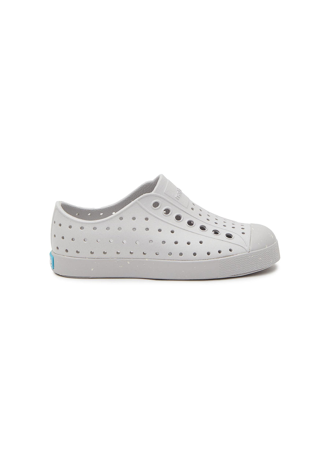 ‘JEFFERSON’ PERFORATED SPECKLED OUTSOLE TODDLERS SLIP-ON SNEAKERS