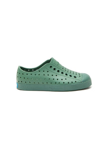 ‘JEFFERSON’ PERFORATED SPECKLED OUTSOLE TODDLERS SLIP-ON SNEAKERS