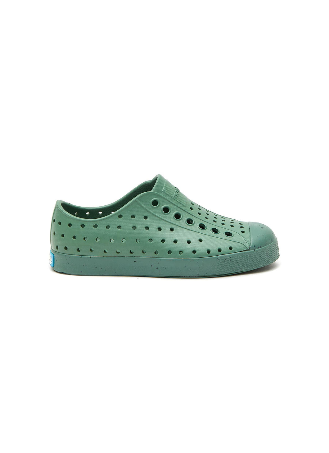 ‘JEFFERSON’ PERFORATED SPECKLED OUTSOLE TODDLERS SLIP-ON SNEAKERS